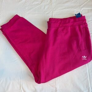 Adidas Women's Bright Pink Joggers